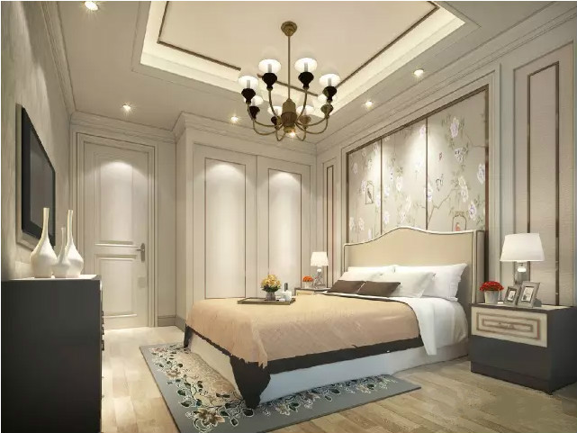 集成墙面装修的卧室